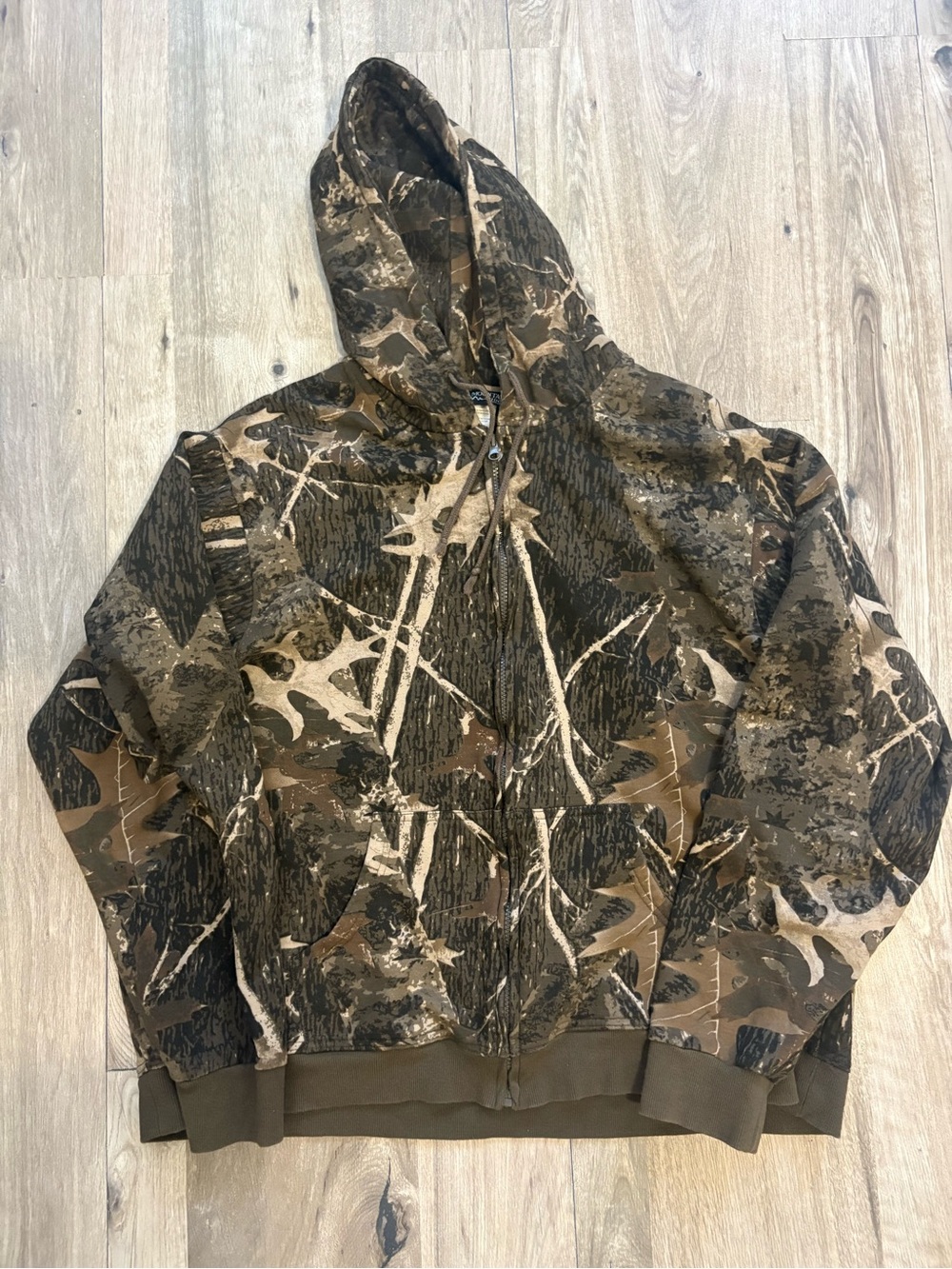 Moutain Ridge camouflage full zip hoodie
